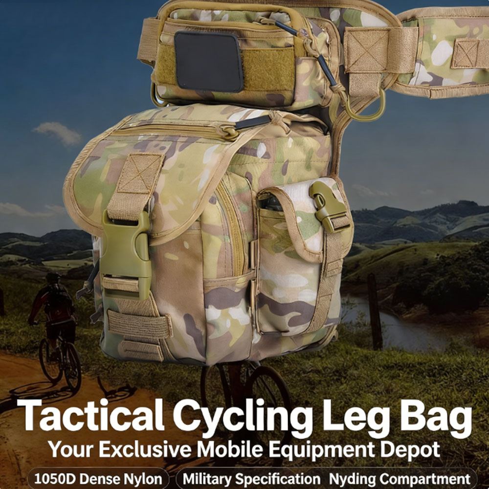 Motorcycle Gear Travel Bag - Sac de jambe tactique imperméable pour