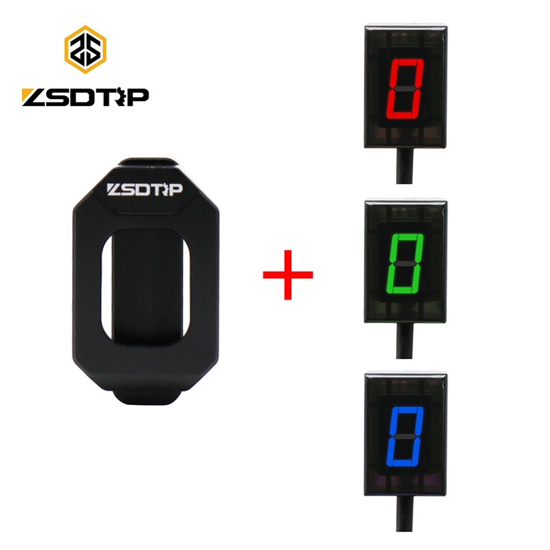 Motorcycle Gear Selector - ZSDTRP 6 vitesses universel moto indicateur