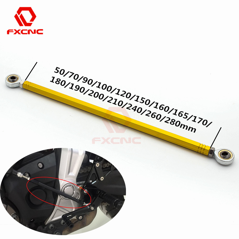 Motorcycle Gear Linkage Rod - Repose-pieds arrière de moto en or