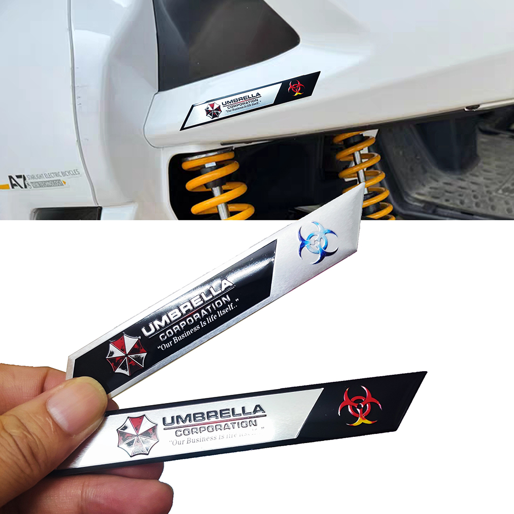 Autocollants 3D Métal Paraplui - Motorcycle Gear Logo avis et prix