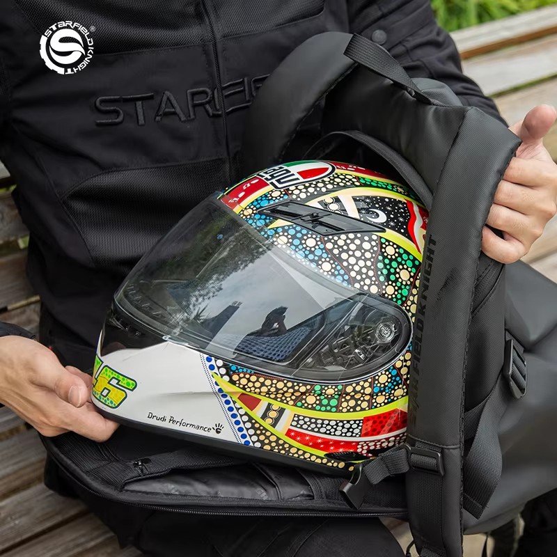 Sac à casque de moto SFK, sac  - Motorcycle Gear Logo avis et prix